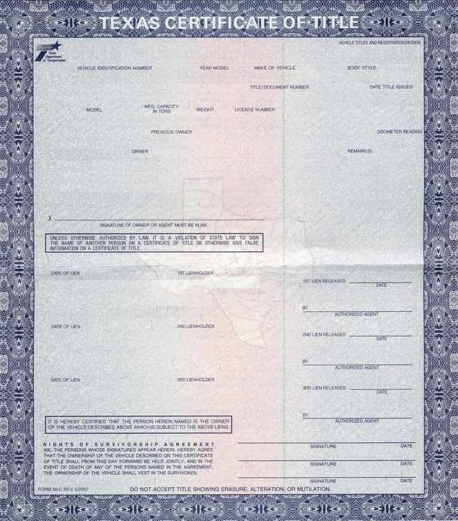 South Carolina Auto Title